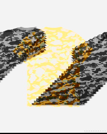 Тениска BAPE 1st Camo College T-Shirt Жълто | 1L80109008 YELLOW, 0