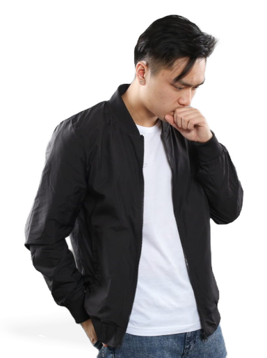 Яке бомбър Urban Classics Light Bomber Jacket Черно | tb1258