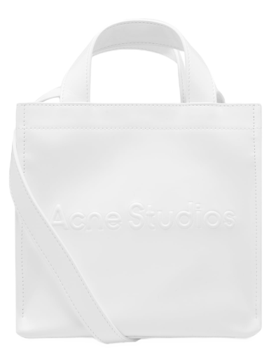 Дамска чанта Acne Studios Logo Shopper Mini Bag Бяло | C10159-100