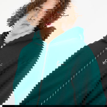 Суитчър Karl Kani Karl Kani Small Signature Essential Os Zip Hoodie Зелено | PD00011630, 1