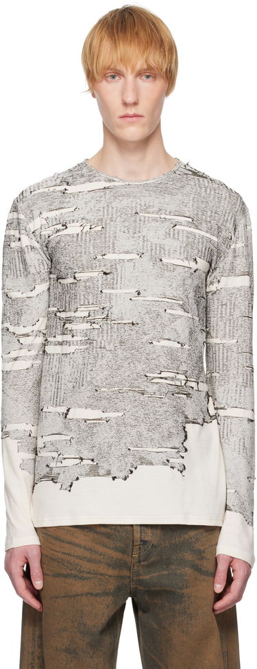 Тениска Diesel Diesel K-Cadmo Long Sleeve T-Shirt Бяло | A18119-0AFBV-129, 0