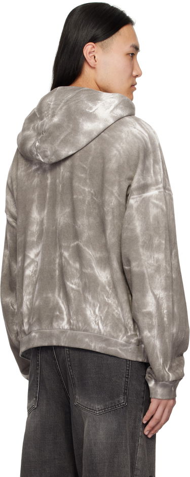 Суитчър We11done We11done Muddy Zip-Up Hoodie Сиво | WD-TJ0-25-819-U-BK, 2