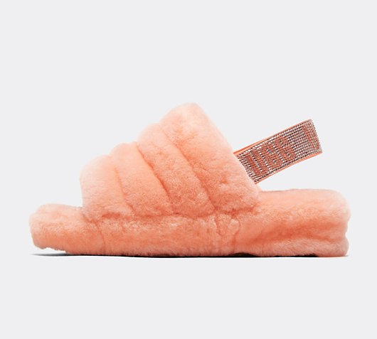 Кецове и обувки UGG Fluff Yeah Slide W Розово | 1116071 STCR, 0