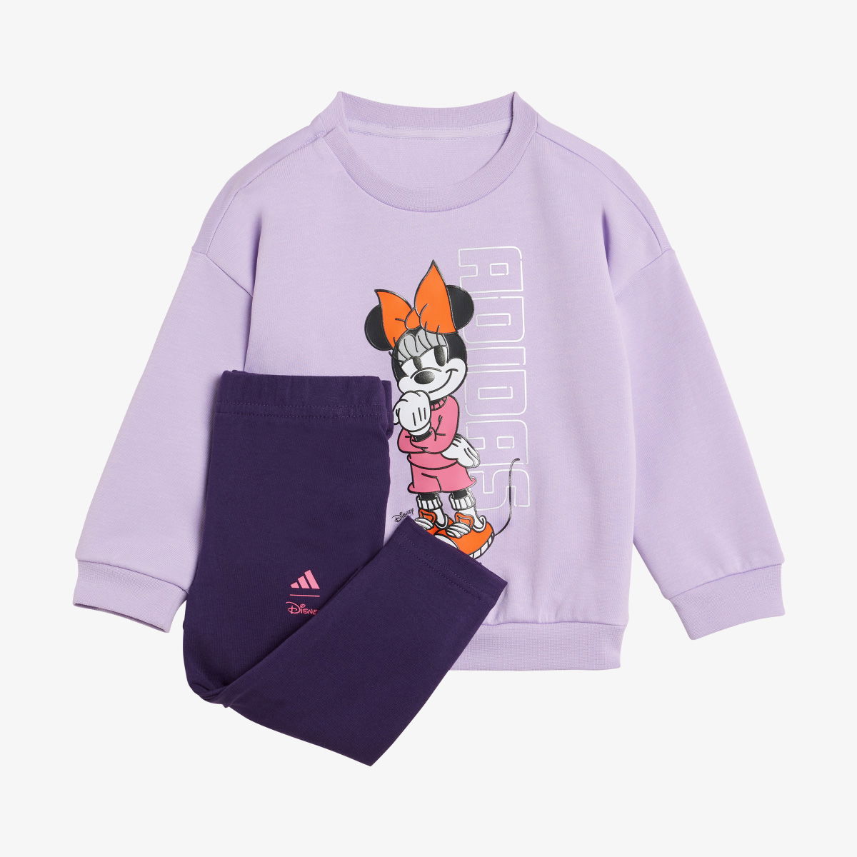 Комплект adidas Performance Disney Minnie Mouse Jogger Set Лилаво | JL9173, 1
