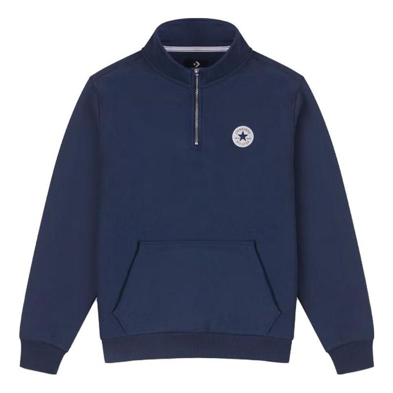 Суитчър Converse All Star Retro Quarter Zip Sweatshirt Тъмно синьо | 10025910-A01