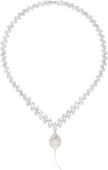 Колие Ottolinger Ottolinger Exclusive Diamond Dip Stingray Necklace Металик | Diamond Drop Necklace, 0