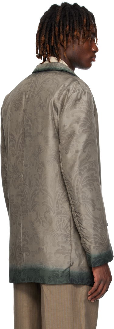 Яке Dries Van Noten Dries Van Noten Sateen Blazer Зелено | 251-020411-1199, 2