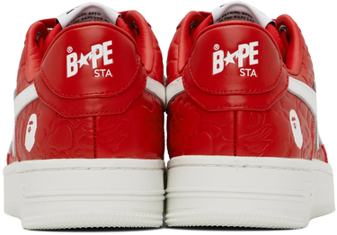Кецове и обувки BAPE Sta #3 M1 "Red/White" Червено | 0ZXSHM191052L-RED, 3