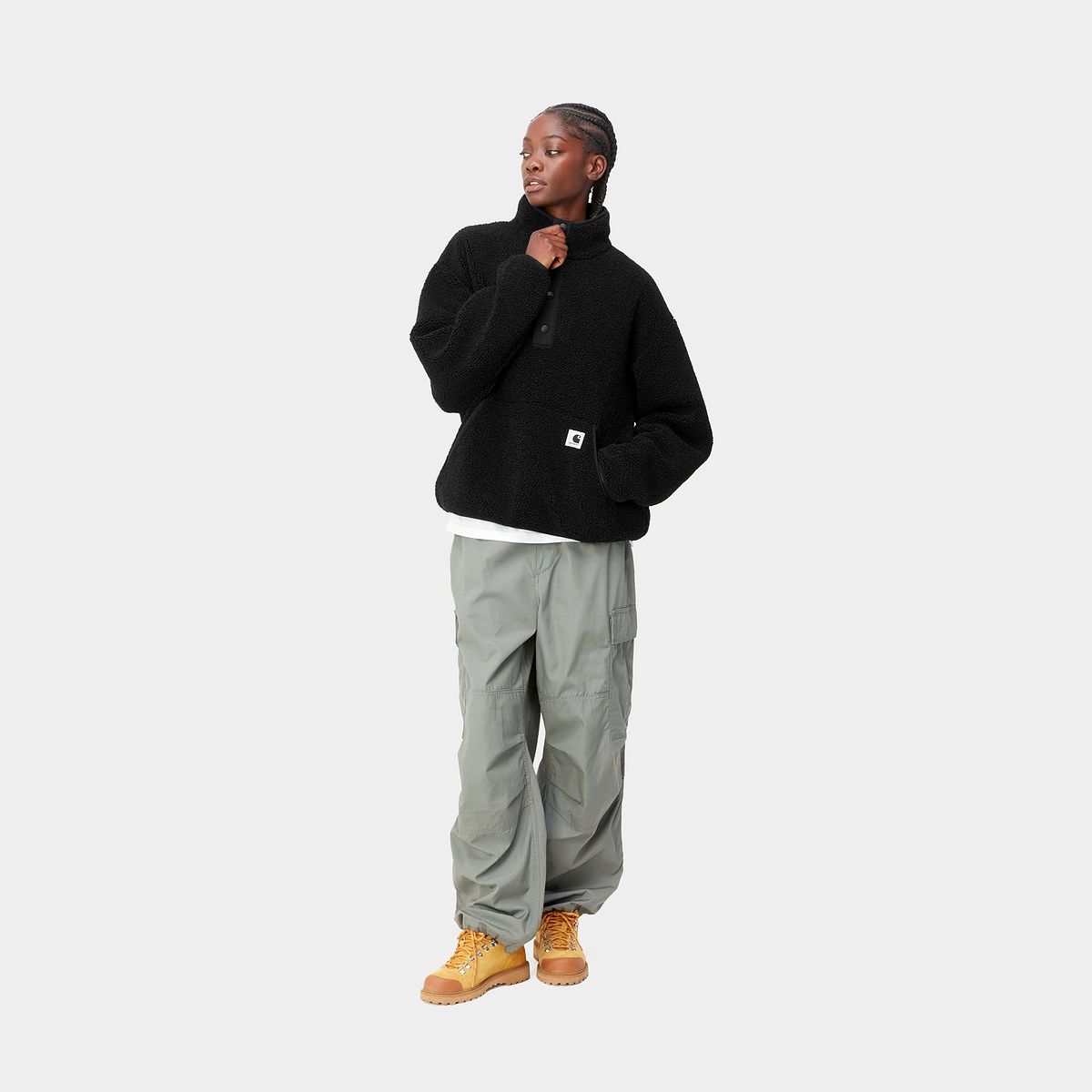 Яке Carhartt WIP Elliot High Neck Liner Черно | I032241_89_XX, 1