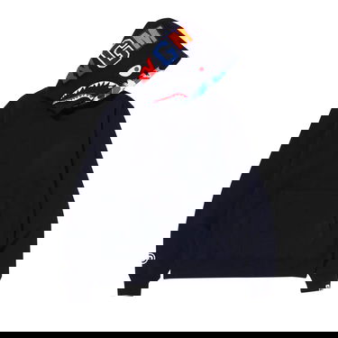 Суитчър BAPE Shark Hoodie Тъмно синьо | 1I80 114 008 NAVY, 1