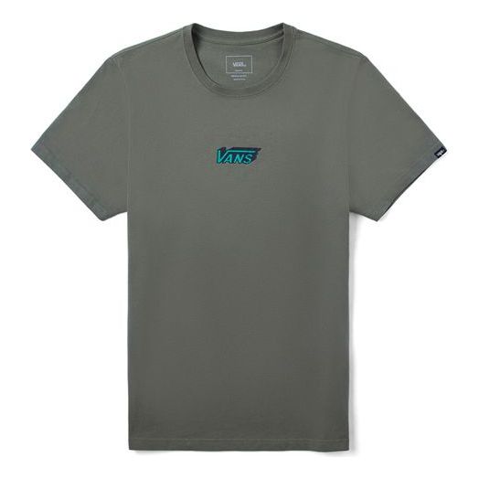 Тениска Vans Logo Print Short Sleeve T-Shirt Зелено | VN0A4P5HDB0, 0
