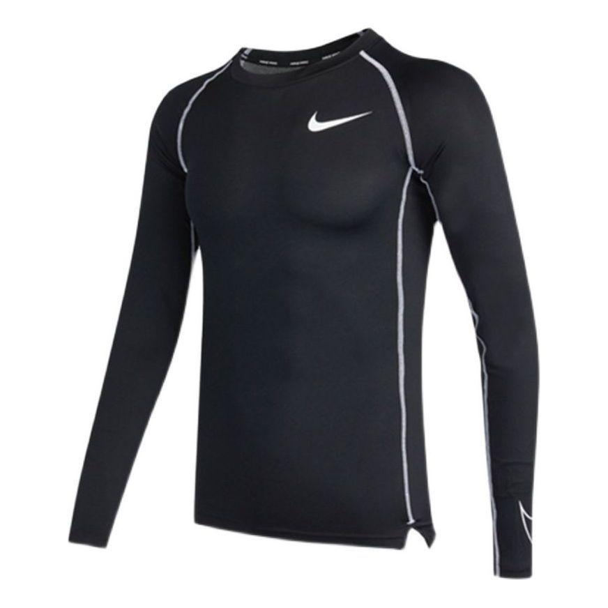 Тениска Nike Pro Dri-FIT Long Sleeve Compression Shirt Черно | DD1991-011, 0