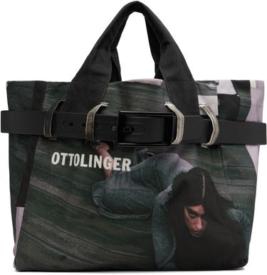 Голяма пазарска чанта Ottolinger Ottolinger Maxi Belted Tote Черно | 126-902328-01, 0