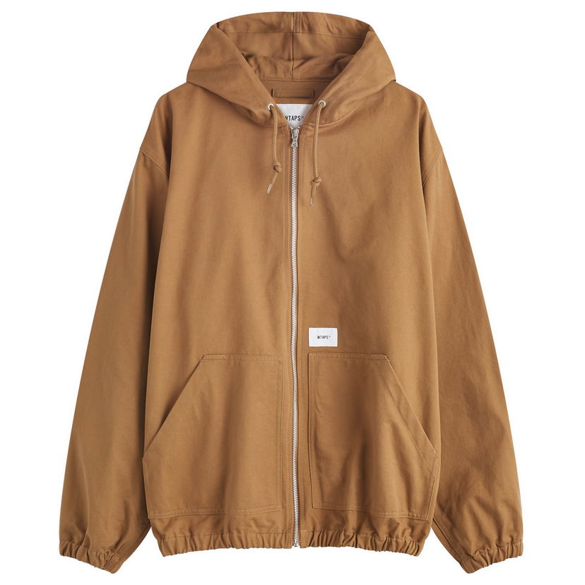 Яке WTAPS Hooded Zip Jacket Бежово | 242WVDT-JKM01-BEI