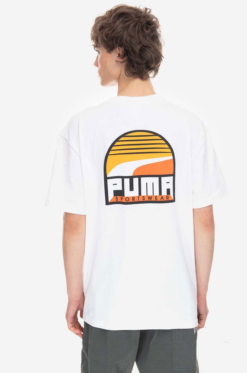 Тениска Puma T-Shirt With Print Бяло | 539158.52