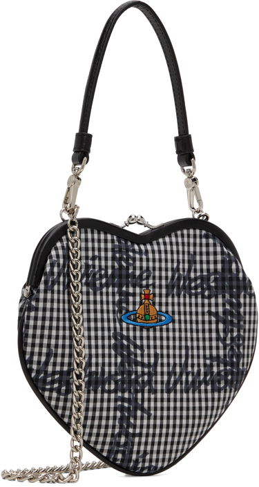 Дамска чанта Vivienne Westwood Vivienne Westwood Belle Heart Frame Bag Черно | 4B01000DW-W011T-, 1