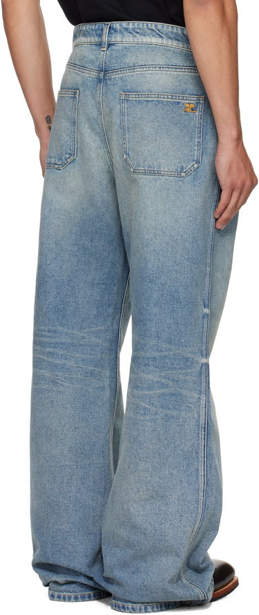 Дънки Courrèges Courrèges Hammer Baggy Jeans Синьо | VESDPA241DE0041, 2