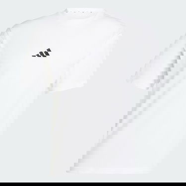 Тениска adidas Performance Essentials Small Logo Jersey T-Shirt Бяло | JF1092, 4