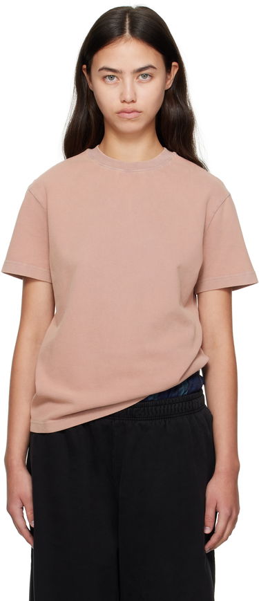 Тениска Acne Studios Acne Studios Cotton Crewneck T-Shirt Розово | CL0352-, 0
