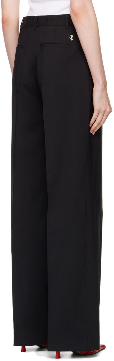 Панталони Blumarine Creased High-Waisted Dress Pants Черно | A422P142A, 2