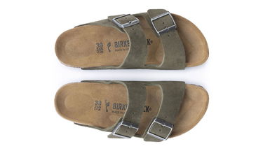 Кецове и обувки Birkenstock Arizona BS Thyme Narrow Fit Зелено | 1025047, 2
