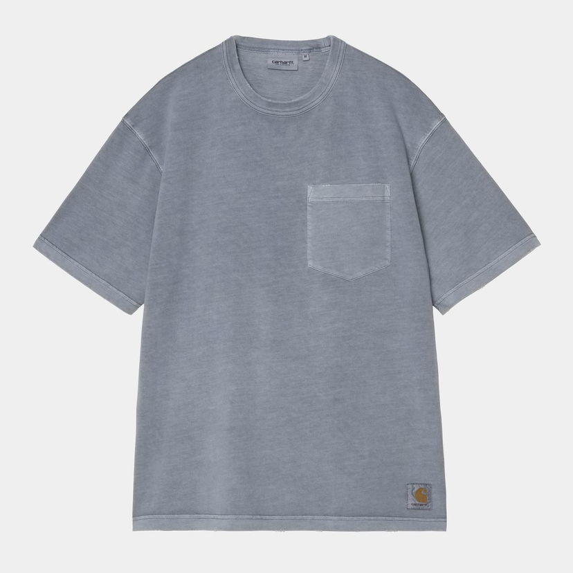 Тениска Carhartt WIP S/S Torion Pocket T-Shirt grind wash Сиво | I035957_9