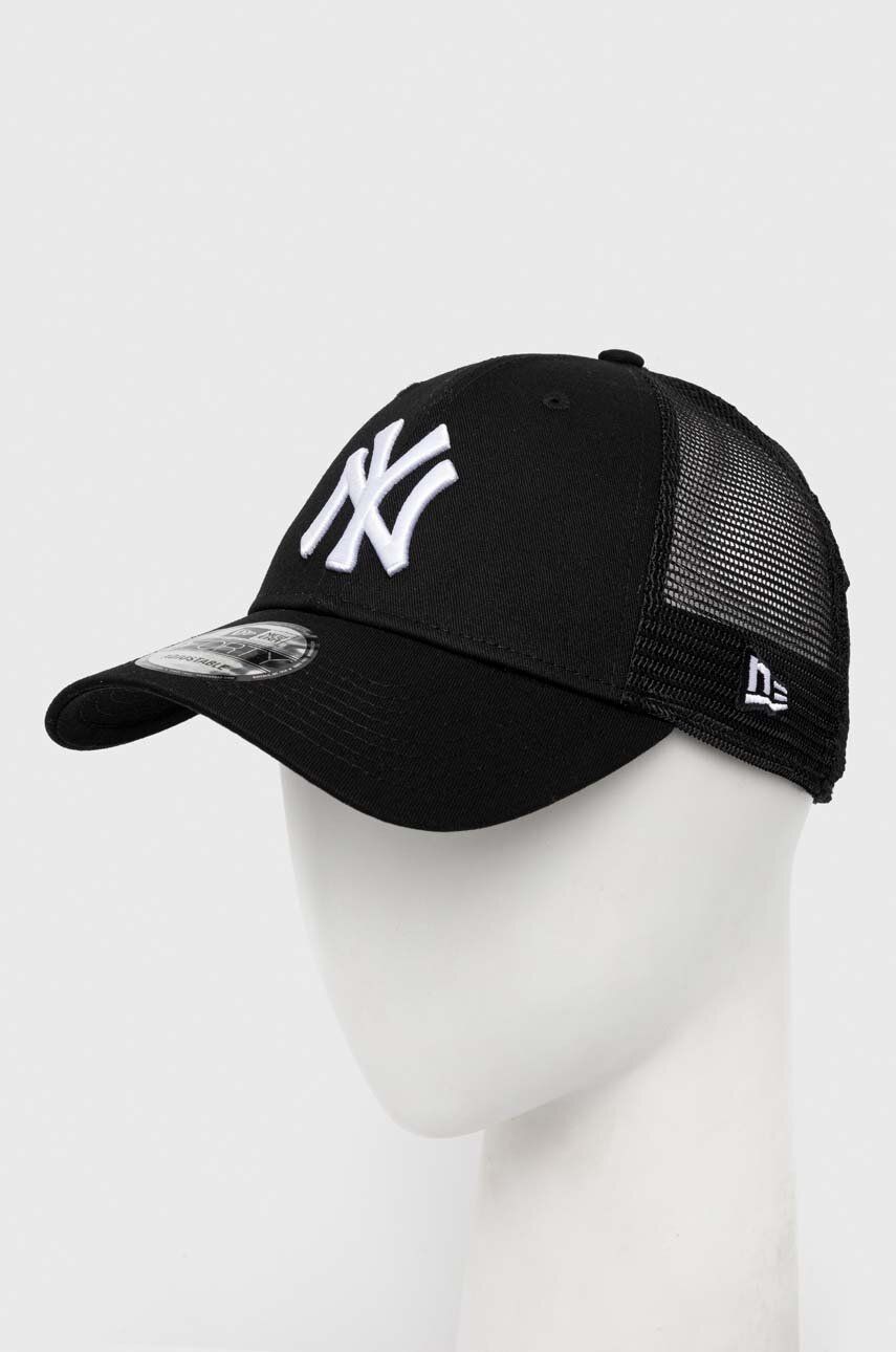 Шапка с козирка New Era New York Yankees Home Field 9FORTY A-Frame Trucker Cap Черно | 60358155.BLKWHI, 0
