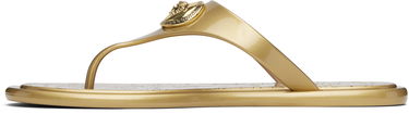 Аксесоари Versace Versace Alia Metallic Flat Sandals Металик | 1016248_1A14478, 2