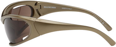 Слънчеви очила Balenciaga Dynamo Rectangle Sunglasses Бежово | BB0318S-004, 2