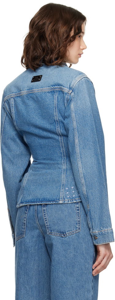 Яке Ksubi Cinched Crop Tru Vintage Denim Jacket Синьо | WPF25JK005, 2
