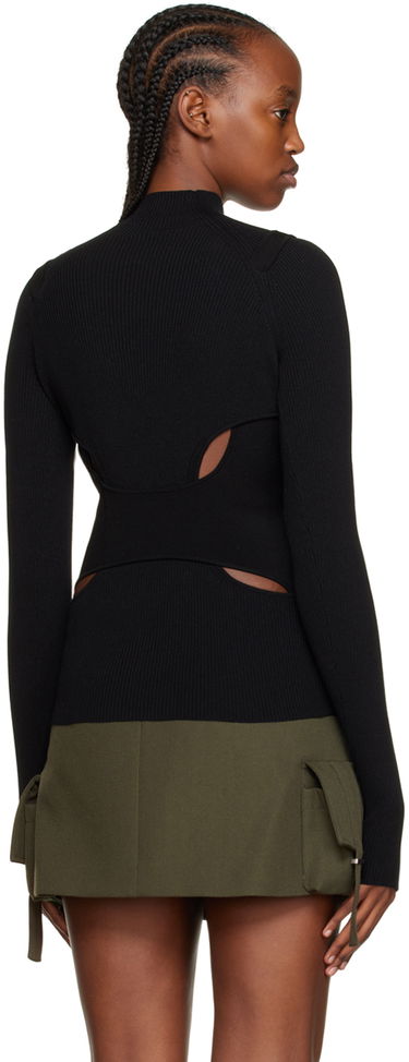 Пуловер Dion Lee Dion Lee Interlink Turtleneck Top Черно | C7151R23, 2