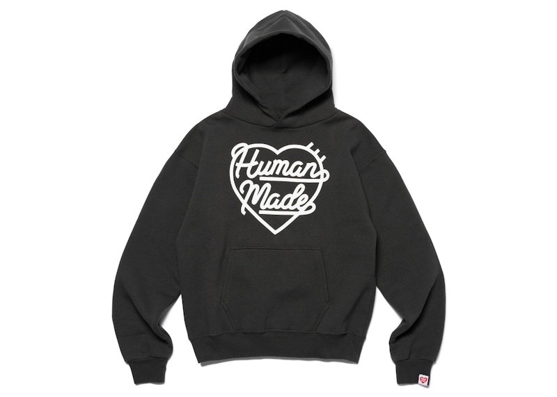 Суитчър Human Made Heart Logo Print Sweatshirt Черно | HM24CS041