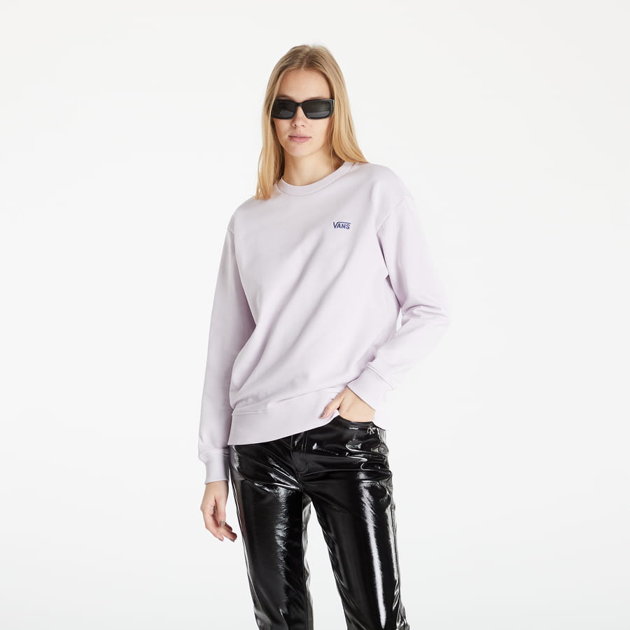 Суитчър Vans W Flying V Boyfriend Crew Бяло | VN0A5AQ1YEU1, 0