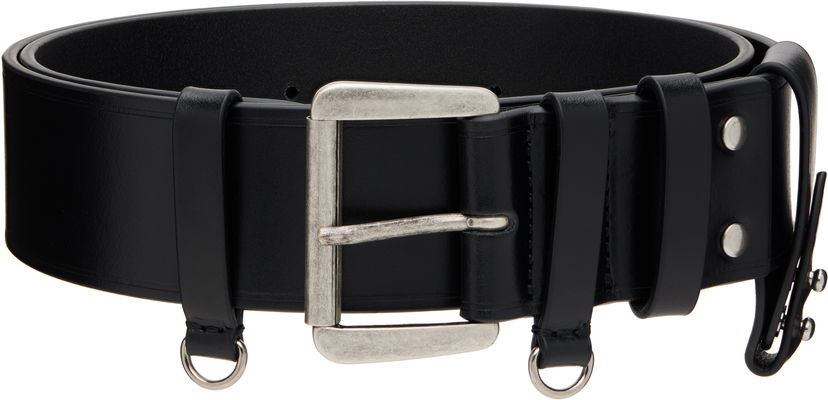 Колани Ann Demeulemeester Ann Demeulemeester Janke Leather Belt Черно | 2520-W-BE02-LT128-099