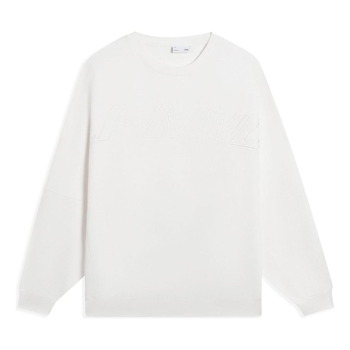 Суитчър Li-Ning Logo Print Classic Pullover Бяло | AWDS927-2, 0