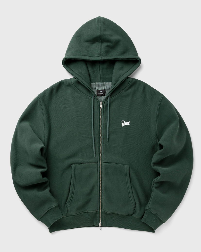Суитчър Patta Classic Zip Up Hooded Sweater Зелено | POC-AW25-2050-331-0009-201