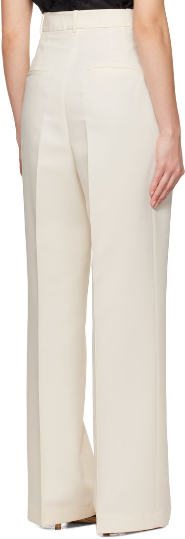 Панталони Róhe Róhe High-Waist Tailored Trousers Бяло | 414-30-052, 2