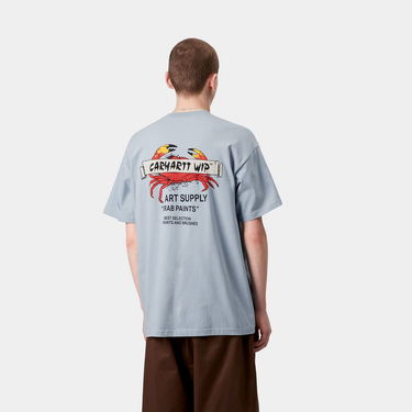 Тениска Carhartt WIP Short Sleeve Crab Paint T-Shirt Синьо | I034778_9, 1