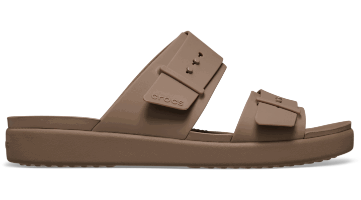 Кецове и обувки Crocs Brooklyn Buckle Low Low Sandals Бежово | 211215-2Q9