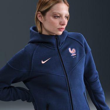 Суитчър Nike Nike Football FFF Tech Windrunner Fleece Full-Zip Hoodie Тъмно синьо | HF5121-492, 3