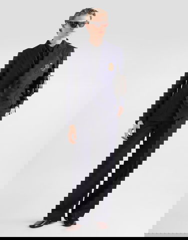 Панталони Dolce & Gabbana Virgin Wool Trousers Тъмно синьо | GP110TFU2YWB0665, 1