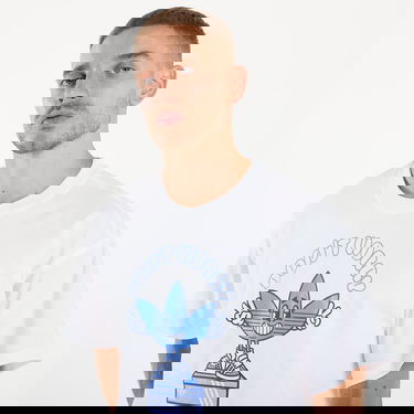 Тениска adidas Originals adidas Treffy Smile Graphic T-Shirt Бяло | KT2971, 1