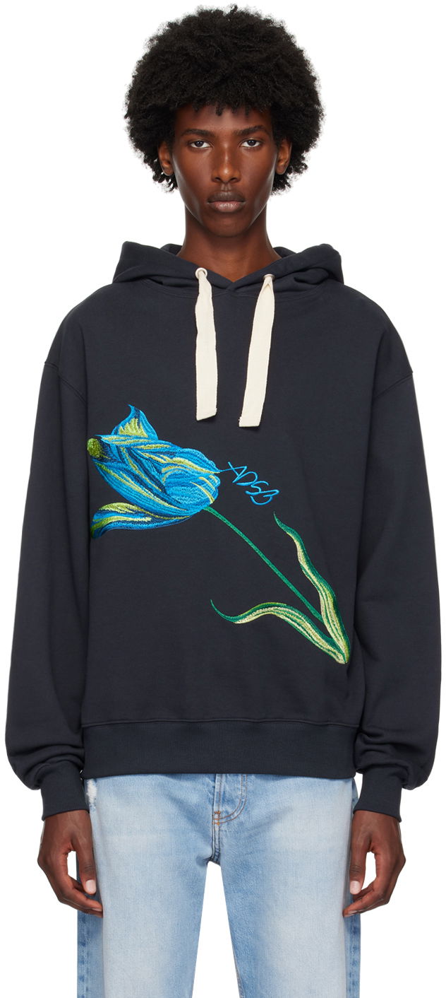 Суитчър Andersson Bell Black Essential 'ADSB' Fiore Hoodie Черно | atb1146u, 0