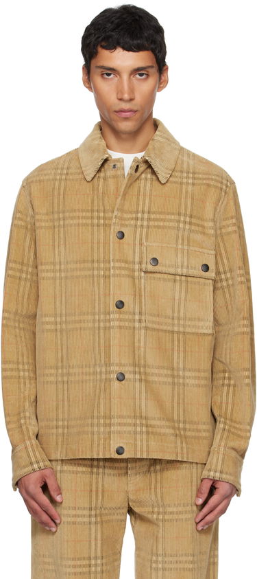 Риза Burberry Burberry Check Corduroy Overshirt Бежово | 8113164, 0