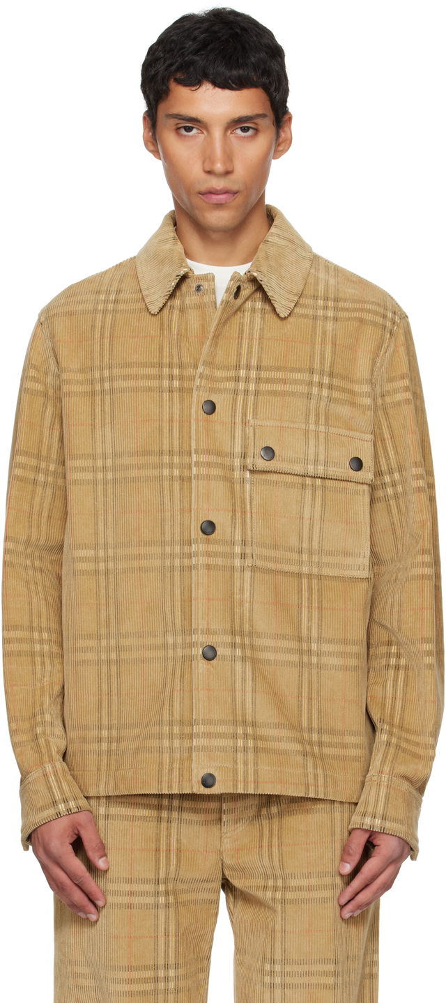 Burberry Check Corduroy Overshirt