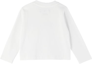 Тениска Off-White Off-White Bookish Long-Sleeved T-Shirt Бяло | OBXB001S25JER0040110, 1