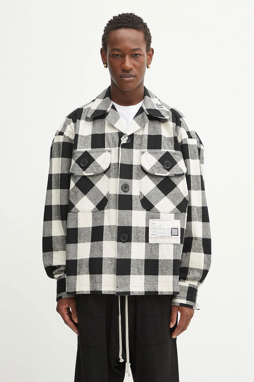 Риза Maison MIHARA YASUHIRO Maison MIHARA YASUHIRO Amateur Sewn Relaxed Fit Buffalo Check Shirt Многоцветен | A15SH086