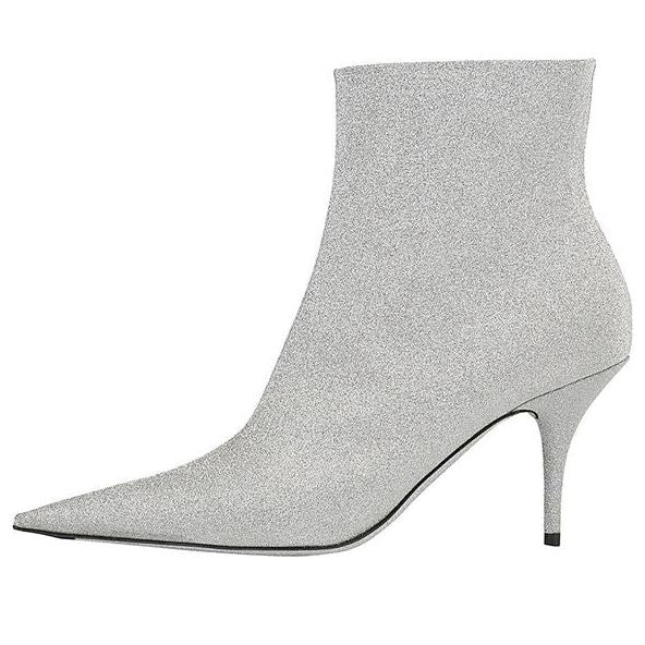 Кецове и обувки Balenciaga Glitter Knife Boots Металик | 579280WA7018163