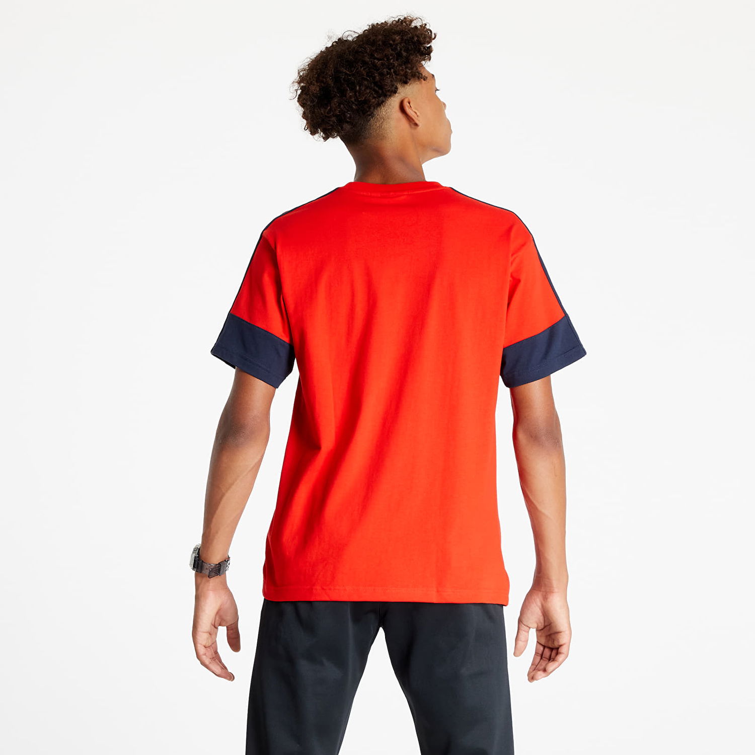 Тениска adidas Originals 3 Stripe Split Tee Червено | H31274, 1