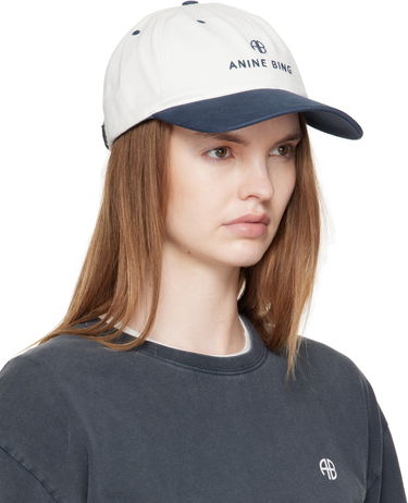 Шапка с козирка Anine Bing Anine Bing Jeremy Baseball Cap Бяло | A-12-9084-MTL6, 1